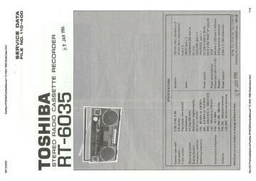 Toshiba-RT 6035(ToshibaManual-110 400)-1985.RadioCass preview